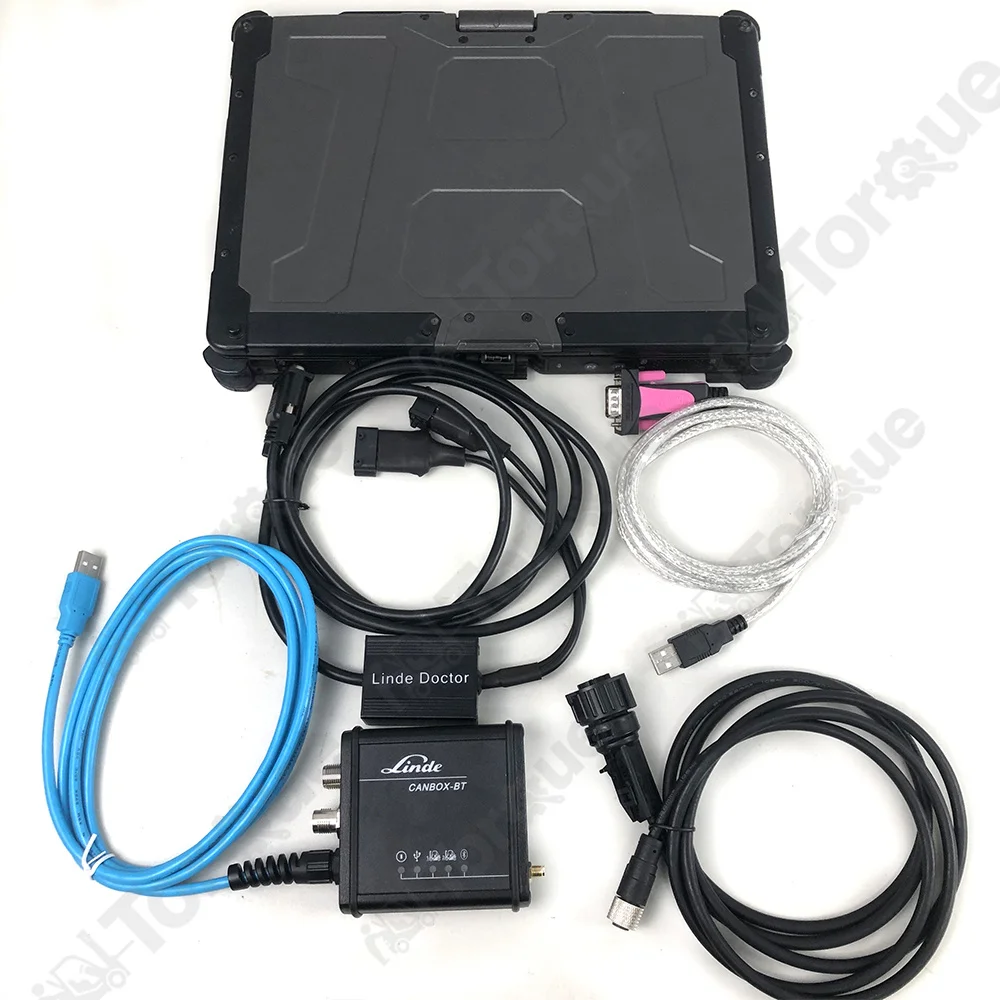 

Getac Laptop+For Linde Canbox BT for linde Doctor Kit Linde BT Pathfinder LSG Service CANBOX Forklift Truck Diagnostic Tool