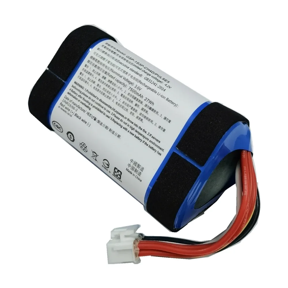 7500mAh High-Capacity Original Speaker Battery Pulse5 For JBL Pulse 5 GSP-1S3P-CH4D Player Batteries