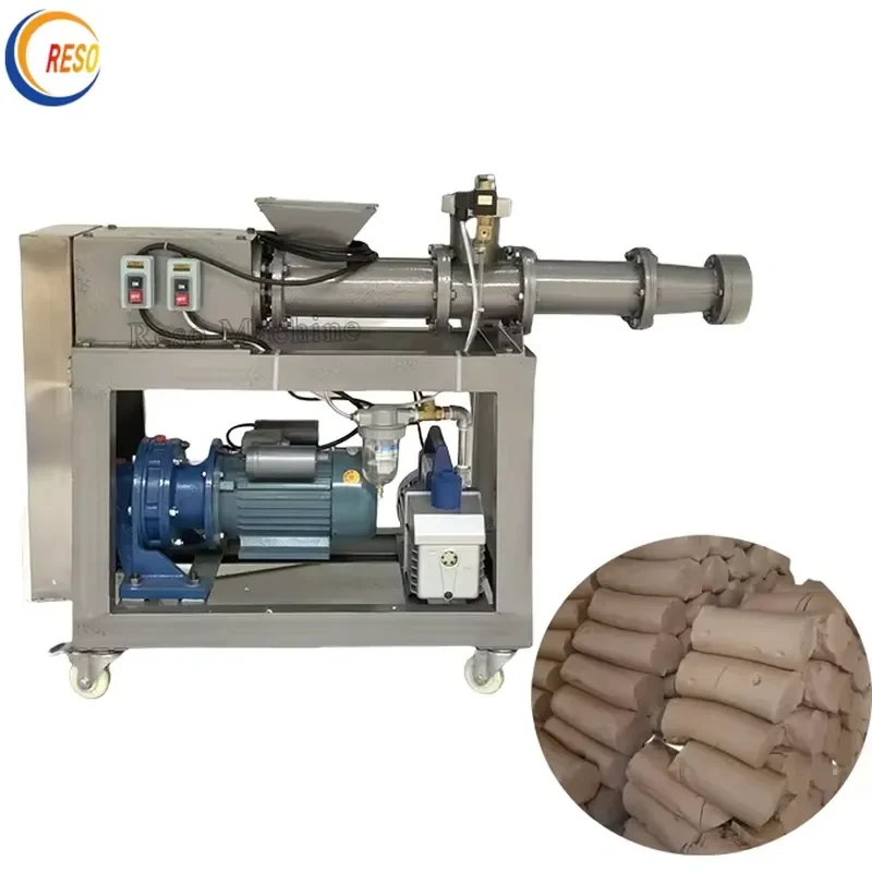 Small Vacuum Pottery Pug Mill Clay Mixing Machine Ceramic Mud Strip Clay Extruder Machine