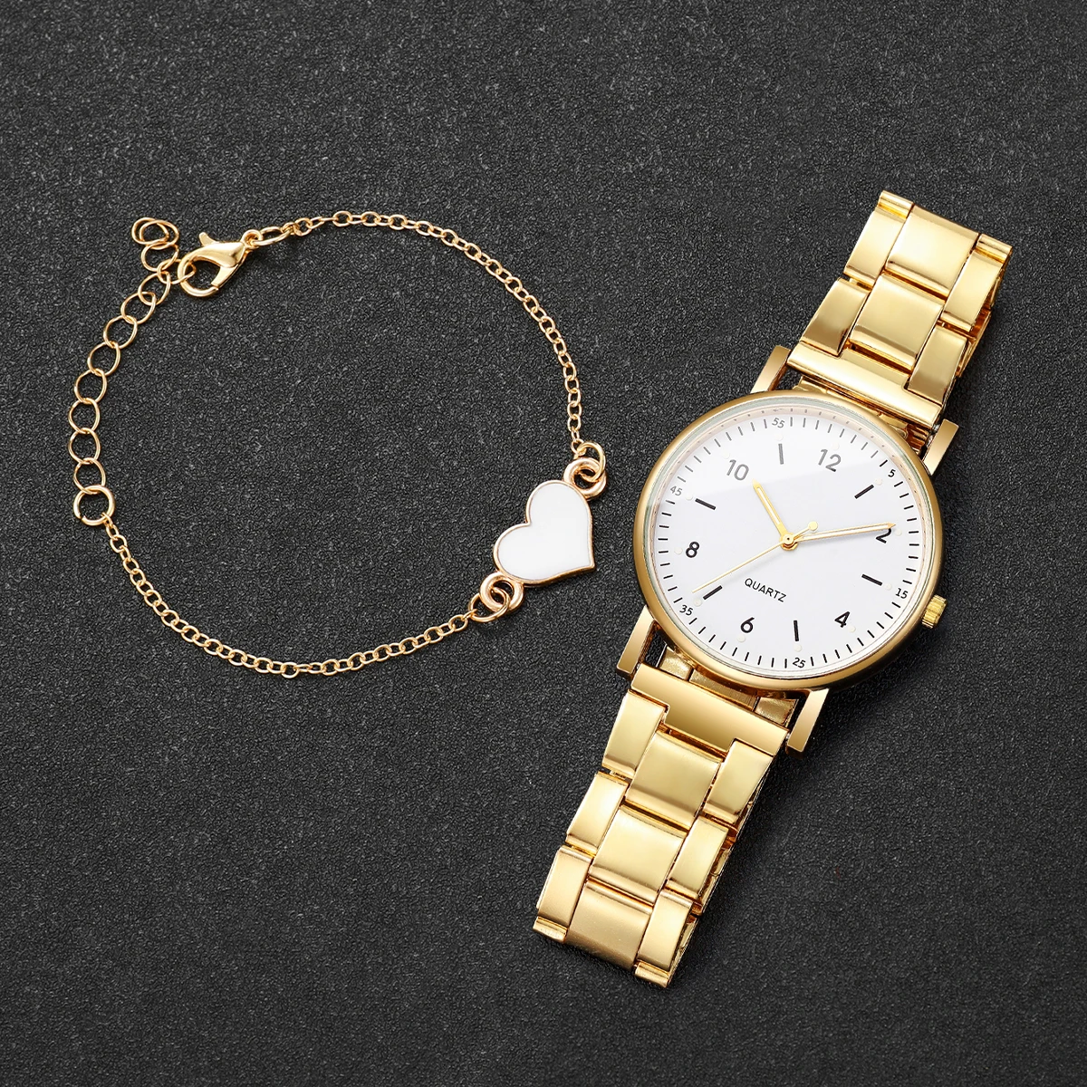2/4pcs fashion arabic dial women watches simple quaretz wristwatch with bracelets set reloj mujer(without box) 2/4pcs fashion arabic dial women watches simple quaretz wristwatch with bracelets set reloj mujer(without box)