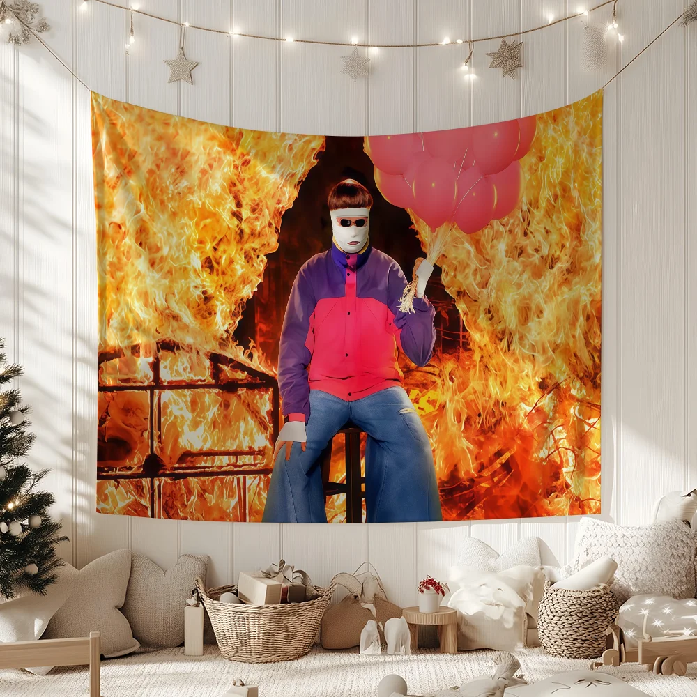 Singer O-Oliver Tree-S flag For Garden Party Living Room Home Wall Decor Banner Bedroom Outdoor Tapestry