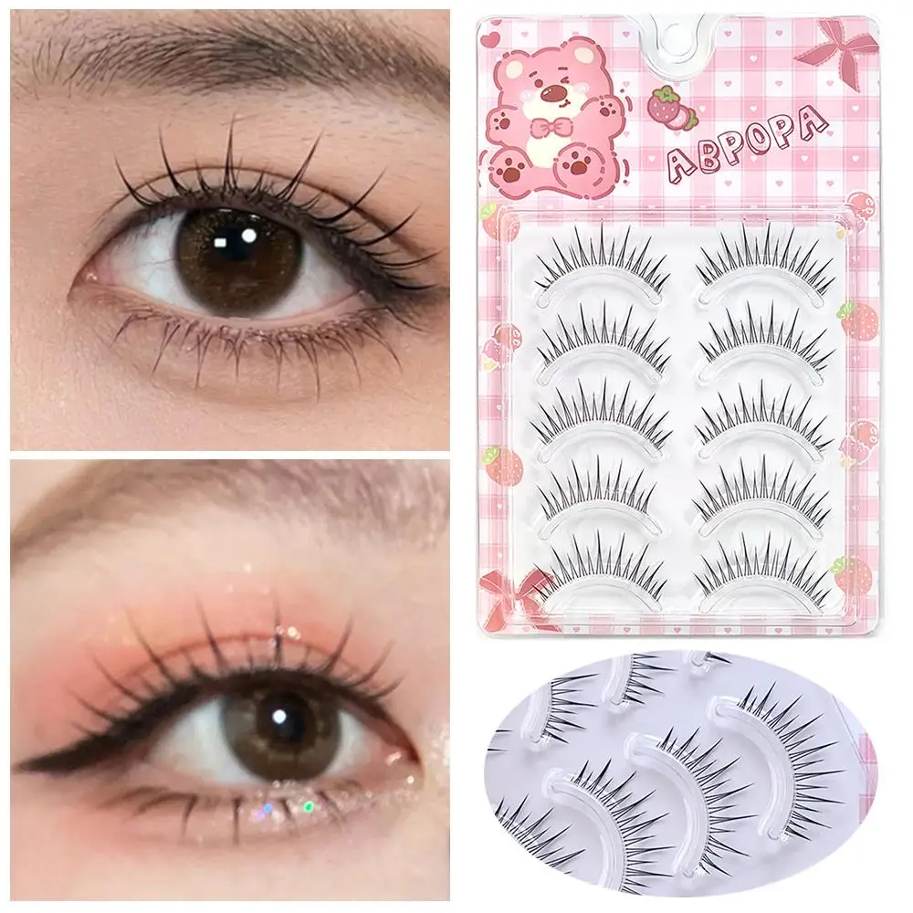 Extension de faux cils, bandes invisibles naturelles, cosmétiques de beauté, outils de maquillage réutilisables, grappes de cils