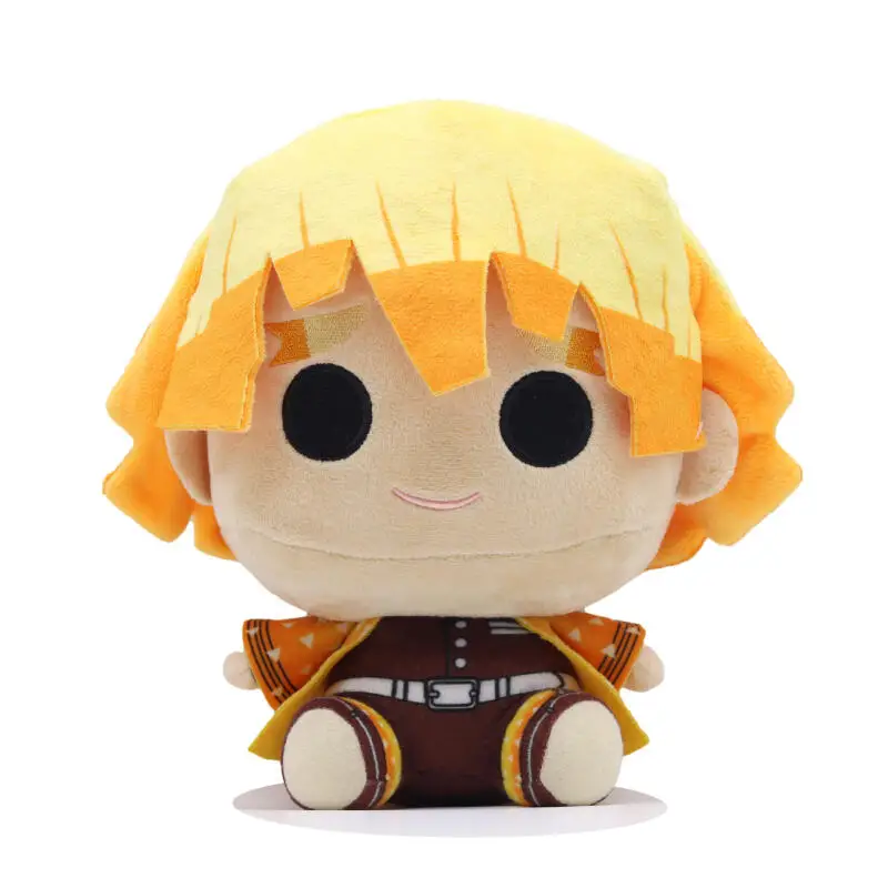 Demon Slayer Anime Cute Plush Doll Kamado Tanjiro Nezuko Soft Stuffed Toy Cartoon Collectible Gift for Anime Enthusiasts