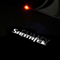 2Pcs LED Car Door Projector Emblem Lights Laser Shadow Welcome Lamp For IX45 Santa Fe DM Maxcruz 2013 2014 2015 2016 2017