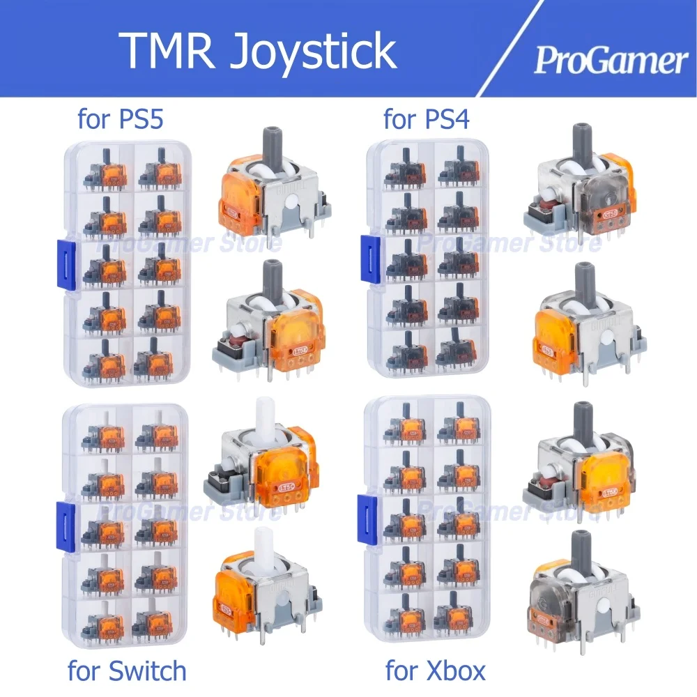 

10/20/30pcs TMR Electromagnetic Joystick Replacement for PS5 DualSense PS4 Xbox X|S Switch Controller ThumbSticks Repair Parts