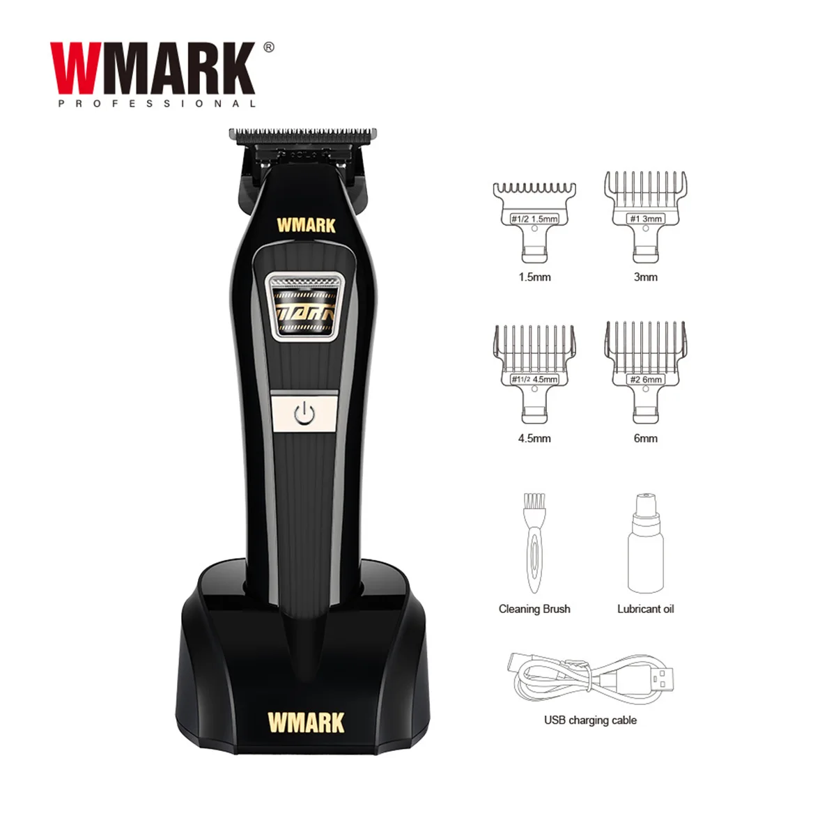 WMARK NG-VT1 Hair Trimmer for Men Professional Cordless External