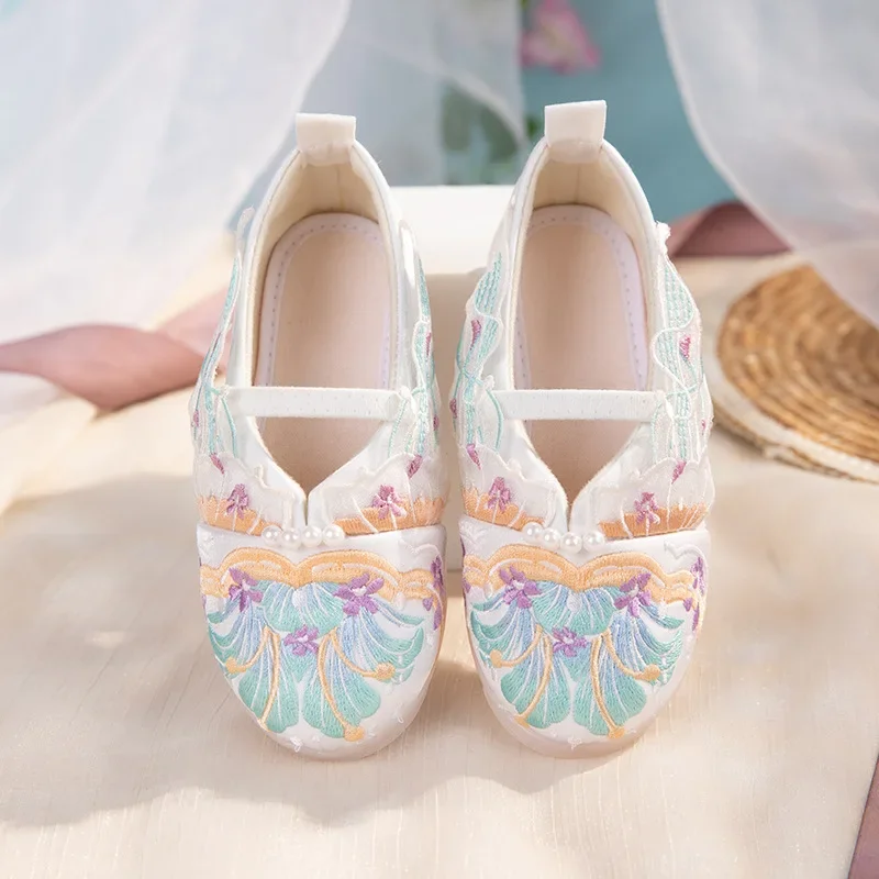 

CY185 Spring And Summer New Girl Ancient Dress Little Princess Women's Shoes With Hanfu Shoes Embroidery Hanfu Shoes