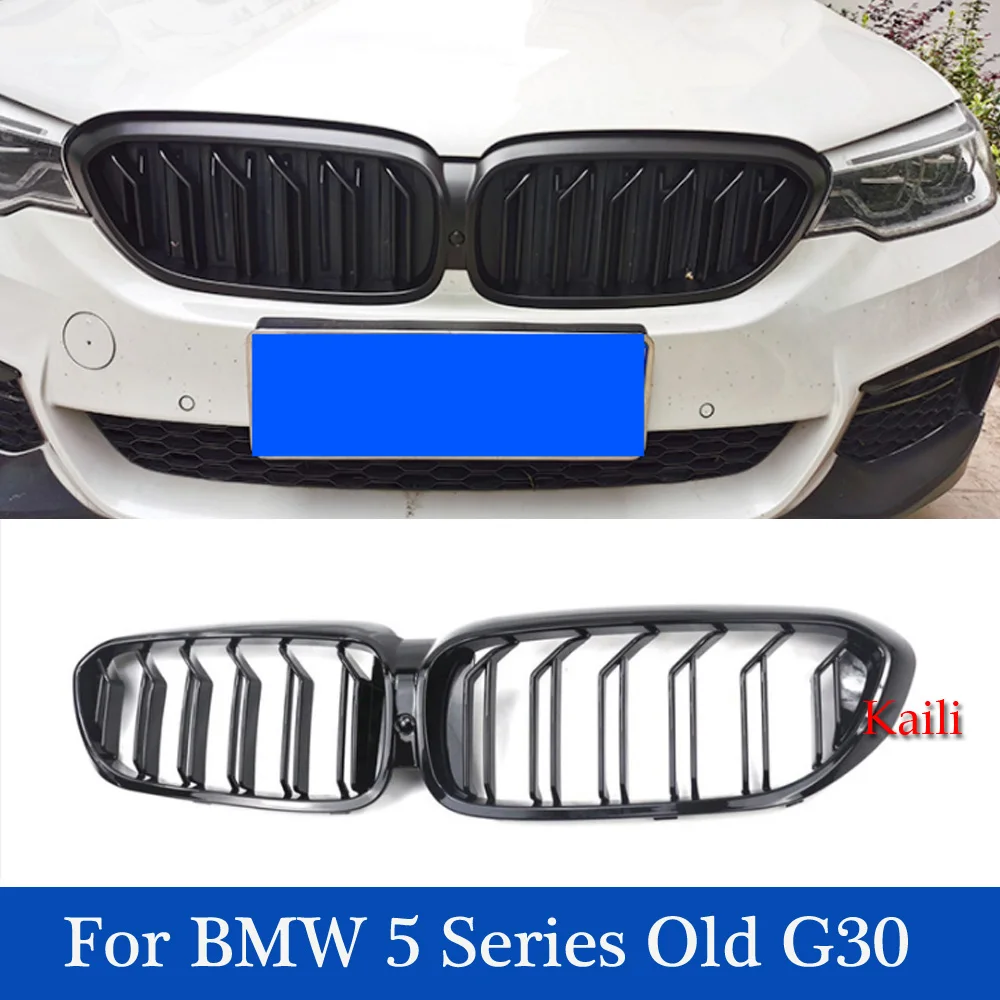 

Kindey решетка для BMW 5 серии Old G30 G31 Pre-facelift 2018-2020 глянцевый черный передний бампер