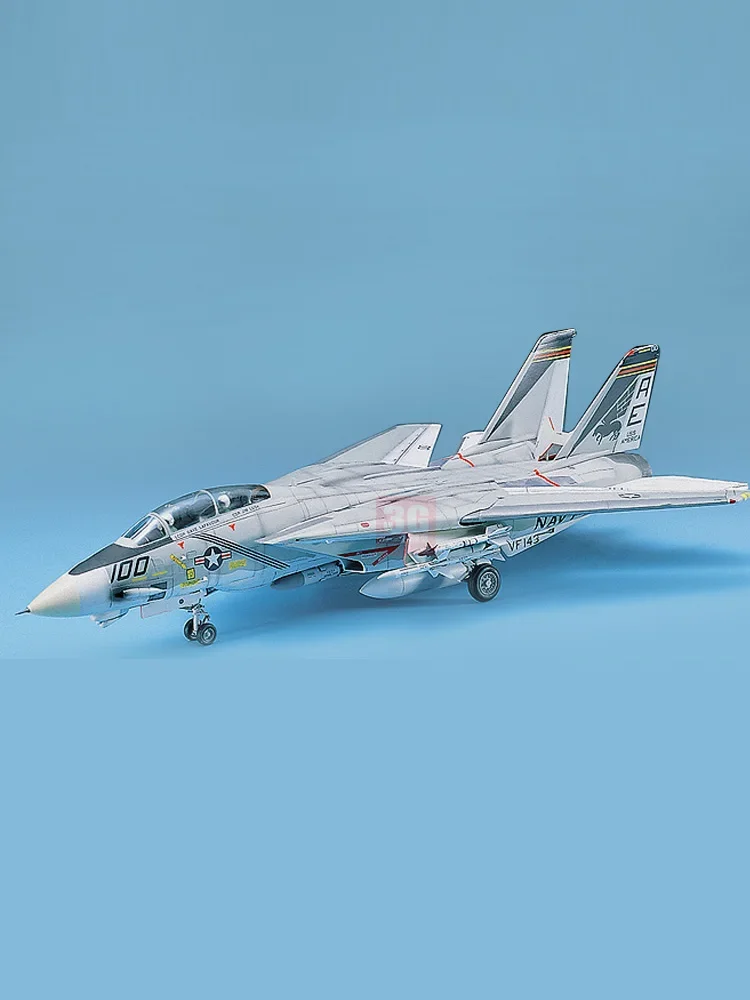 Academy Assembled Aircraft Model Kit 12253 American F-14A Tomcat Two-Seat Carrier-Based Fighter 1/48