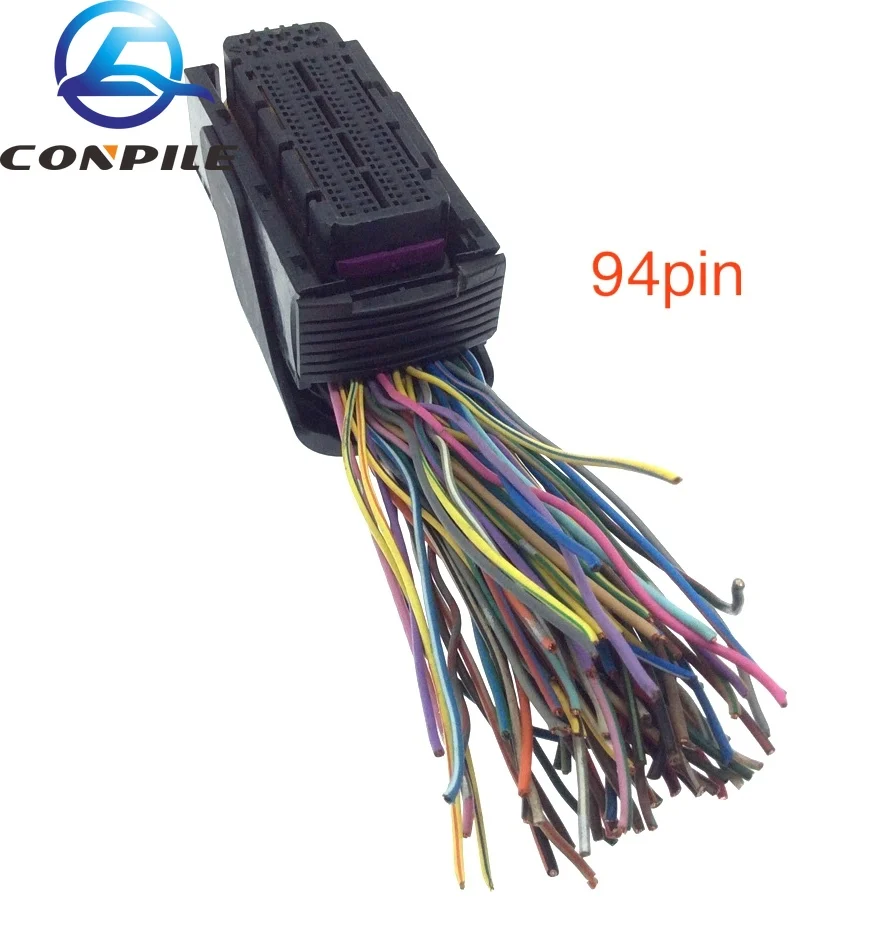 1pc used  1pc for Bosch ECU EDC17/16 ECU board No. 1 plug 60pin 94pin plug female harness socket