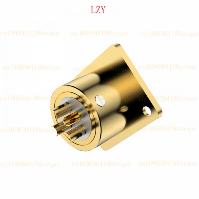 for VIBORG CM203G Pure Copper 24K Gold Plated 3pin male Socket XLR Plug Connector