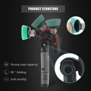 Portátil Handheld Mini Car Polisher, Recarregável Ajuste de Velocidade, Auto Detalhando Ferramenta, SPTA 3.7V, RO e DA Micro Cordless 8 principais vendas mini polidor eletrico - №4