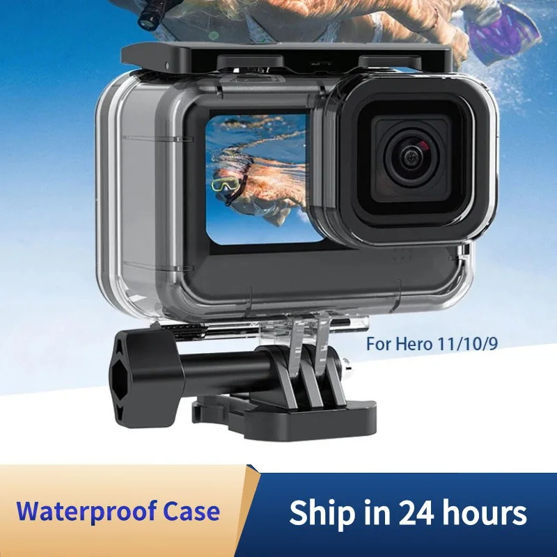 Telesin timet hinker 60m für gopro hero 9 10 11 wasserdichte Tauch hülle mit Tauch filter für Sport