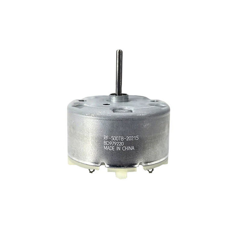 Mabuchi RF-500TB-20215 Mini 500 Motor DC 3V-6V 7300RPM Small 32mm Diameter Round Spindle Motor 2mm Shaft