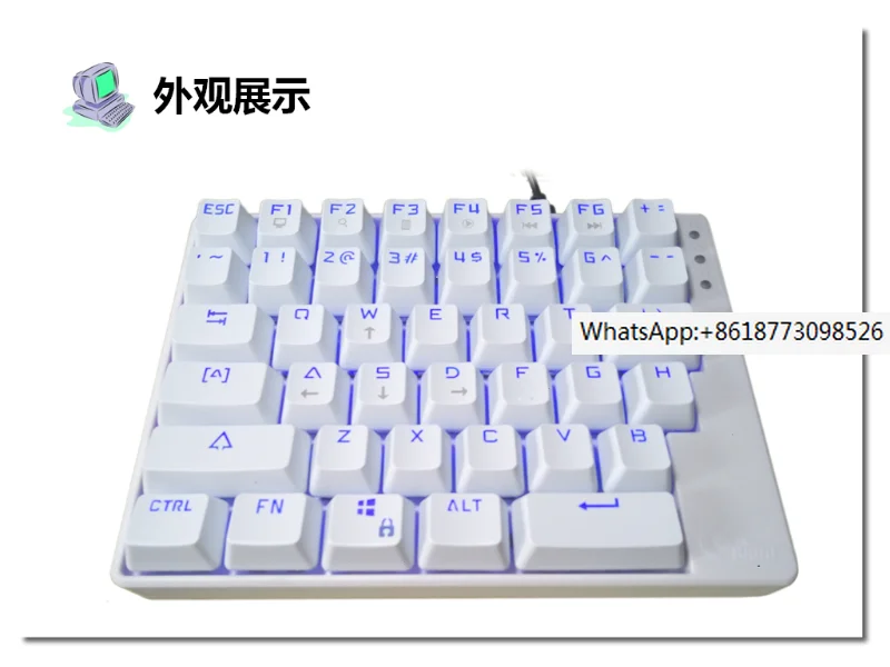 

Superkey Left Hand One Hand Mechanical Keyboard Pluggable Axis Macro Definition Full Key Customization No Punch