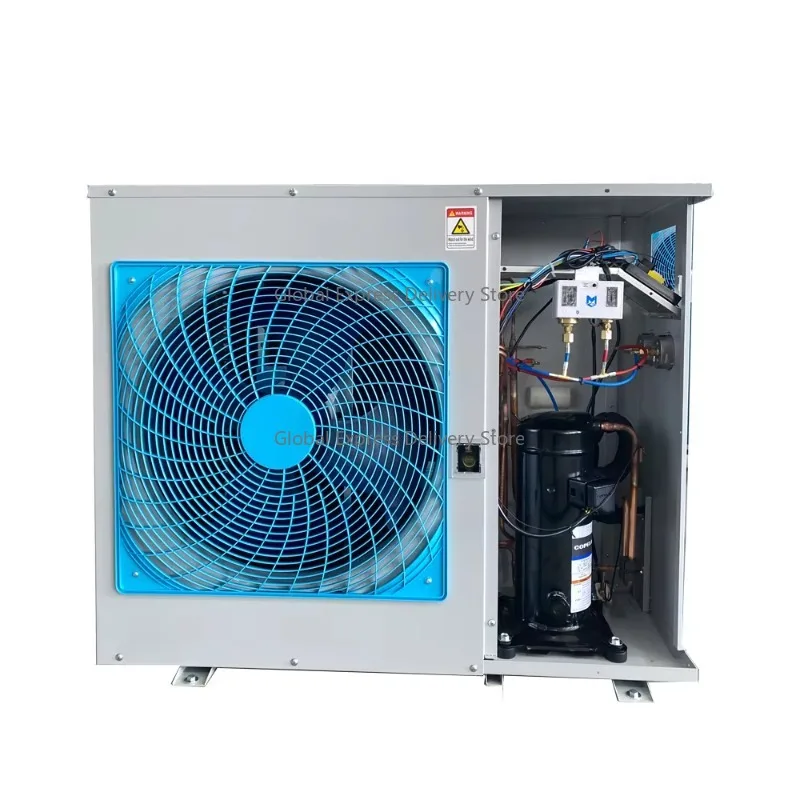 

-4HP Condensing Unit with Scroll Compressor | 380V/3/50HZ for Portable Cold Storage (Fruit & Veg Fresh-Keeping)