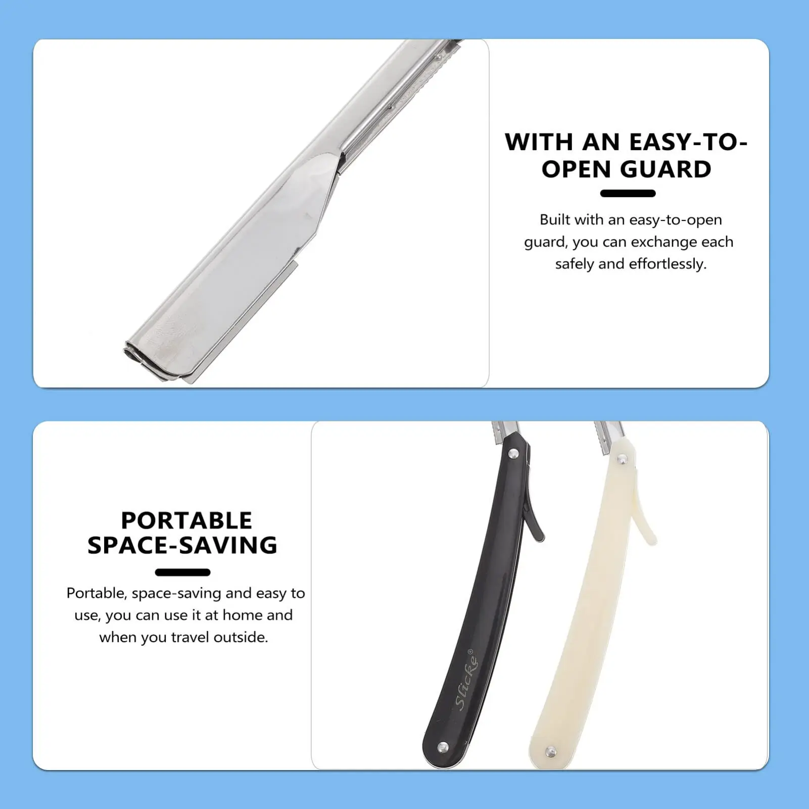 Damska maszynka do brwi maszynka do golenia składana przenośna ręczna maszynka do golenia akcesoria fryzjerskie fryzjerstwo odpowiednie dla początkujących