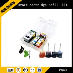 Einkshop PG 40 CL 41 Smart Patrone Refill Kit Für Canon PG 40Xl CL41Xl Pixma MP140 MP150 MP160 MP180 MP190 MP210 MP220 MP450