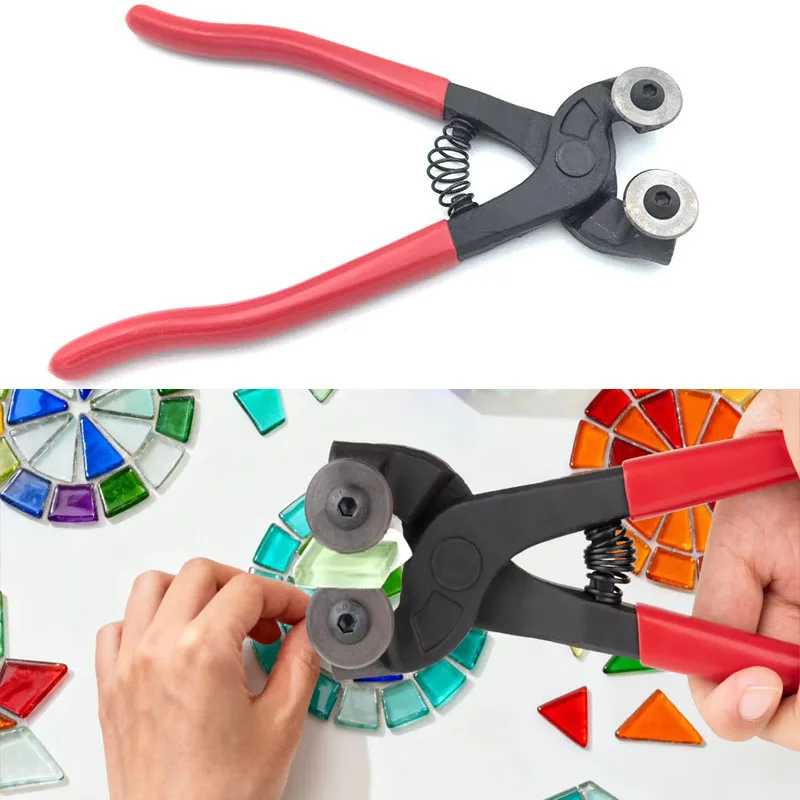 

1 шт., 8 дюймов, колесный мозаичный стеклорез, сверхмощные плоскогубцы для плитки, кусачки для керамической плитки, режущие инструменты для поделок, ручной инструмент