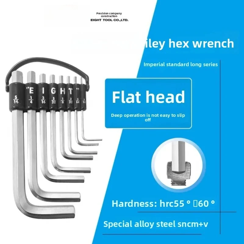Japanese Baili EIGHT Standard Hexagon Wrench with Long Drill Stone Ball Short Style TS-7S TS-9 Durable and Practical