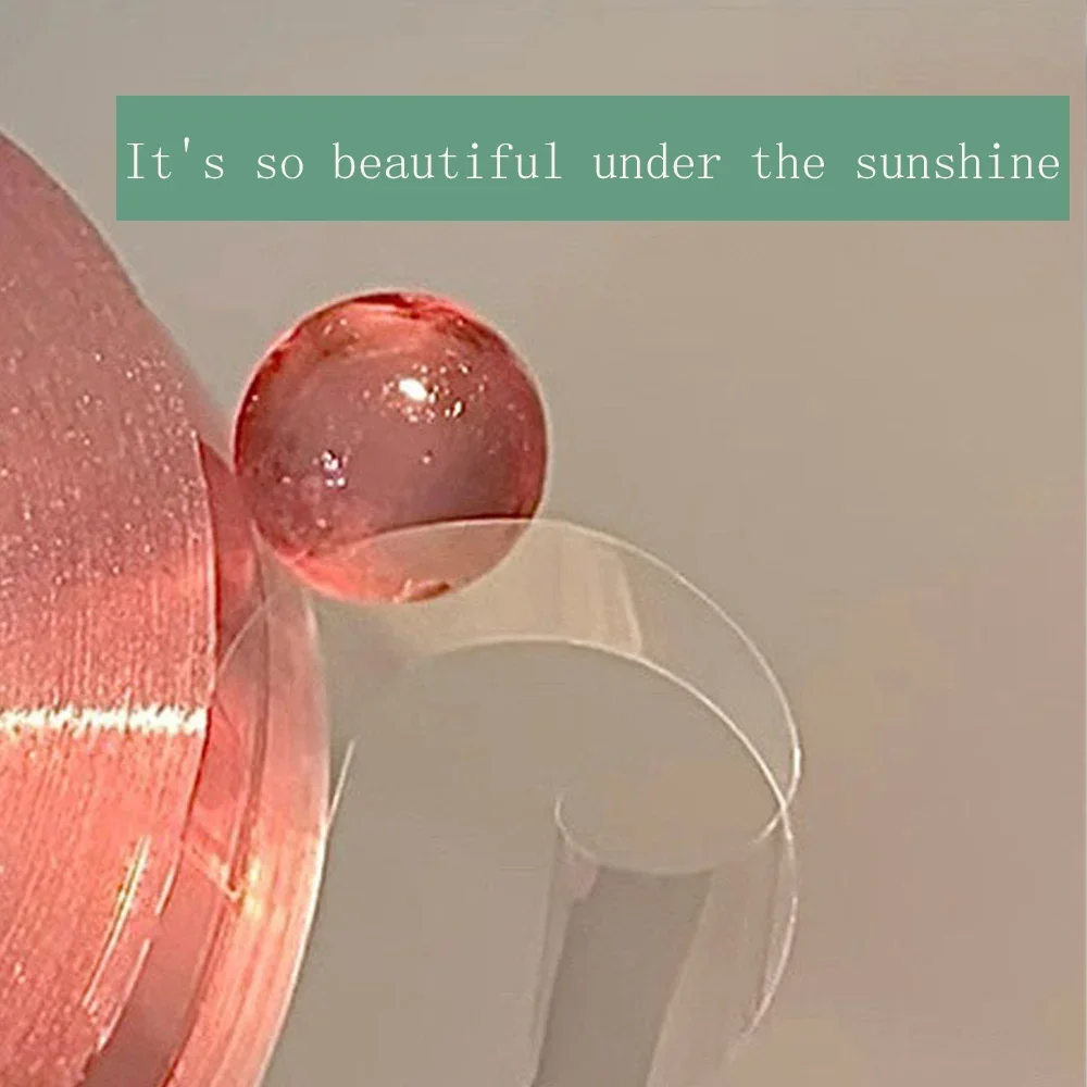 6 Color Ice Crystal Transparent Sticky Balls Set DIY Thread Pulling Adhesive Tape Stress Relief Fun Activity for All Ages