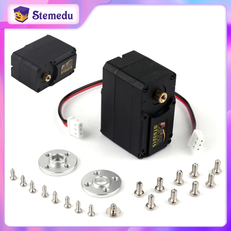 

Новый сервопривод STS3215 RC, обратная связь 30 кг, 360 градусов ° Магнитный энкодер с регулируемым углом для стандартного открытого рычага SO-ARM100 100, версия Beta 1,2