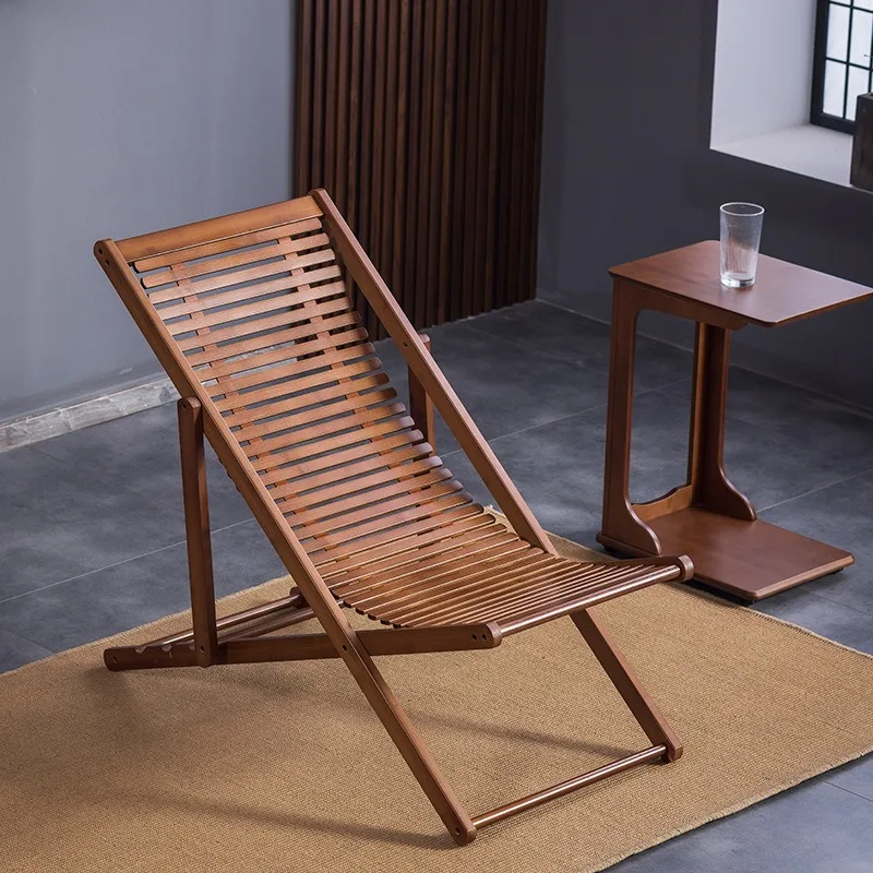 

Reclining chair folding chair household balcony lunch break lounge leisure escape chairs back chairs