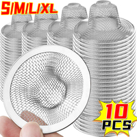 10/1x Stainless Steel Sink Filter Kitchen Bathroom Floor Drain Mesh Filters Drain Basket Waste Screen Hole Trap Strainer Stopper