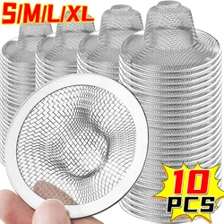 10/1x Edelstahl Waschbecken Filter Küche Bad Boden Abfluss Mesh Filter Abfluss korb Abfalls ieb Loch Falle Sieb Stopper