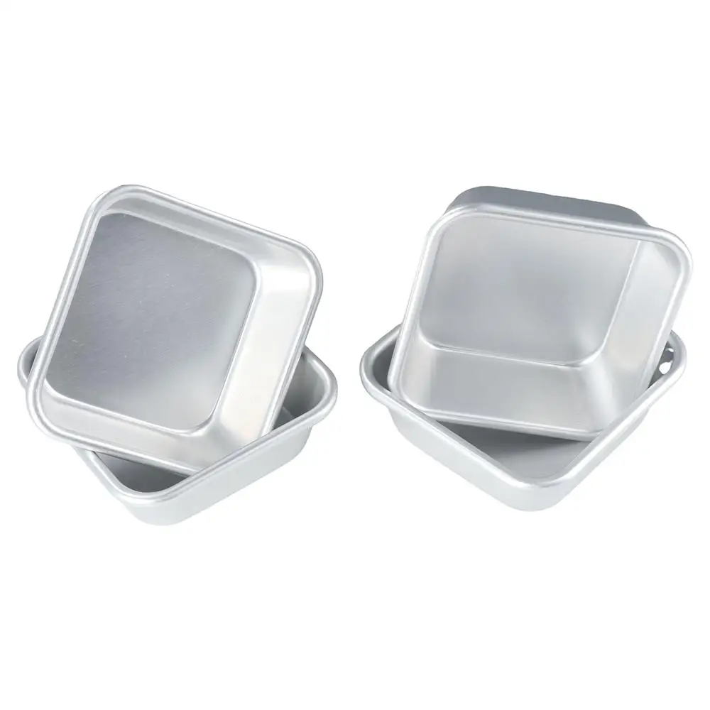 Aluminum Alloy Square Baking Parts Nonstick Birthday Cheesecake Baking Mould Pan Baking Dish Cake Template Cake Mold
