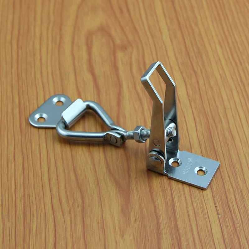 4 Pieces Kit 90 Degree Right Angle Adjustable Buckle Vertical Quick Clamp Box Buckle Latch Clamp Right Angle Buckle Latch