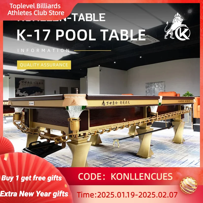 konllen pool table KL-17 standard commercial home black eight strokes brand agent