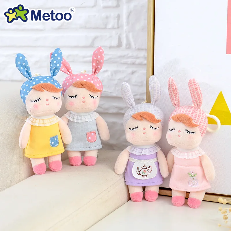 

Metoo Мини Анжела милая кукла подвески кролик брелок плюшевые игрушки сумка кулон для детей подарки на день рождения