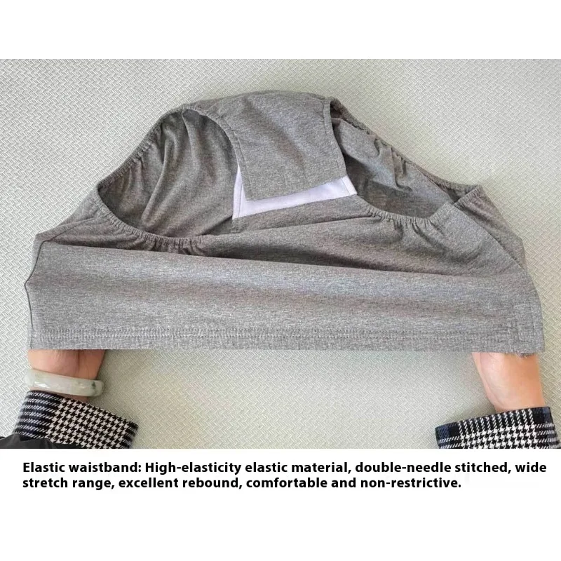 Roupa íntima de virilha aberta, pacientes acamados, cuidados com incontinência, cuecas laváveis reutilizáveis, calças triangulares abiertas completas para idosos