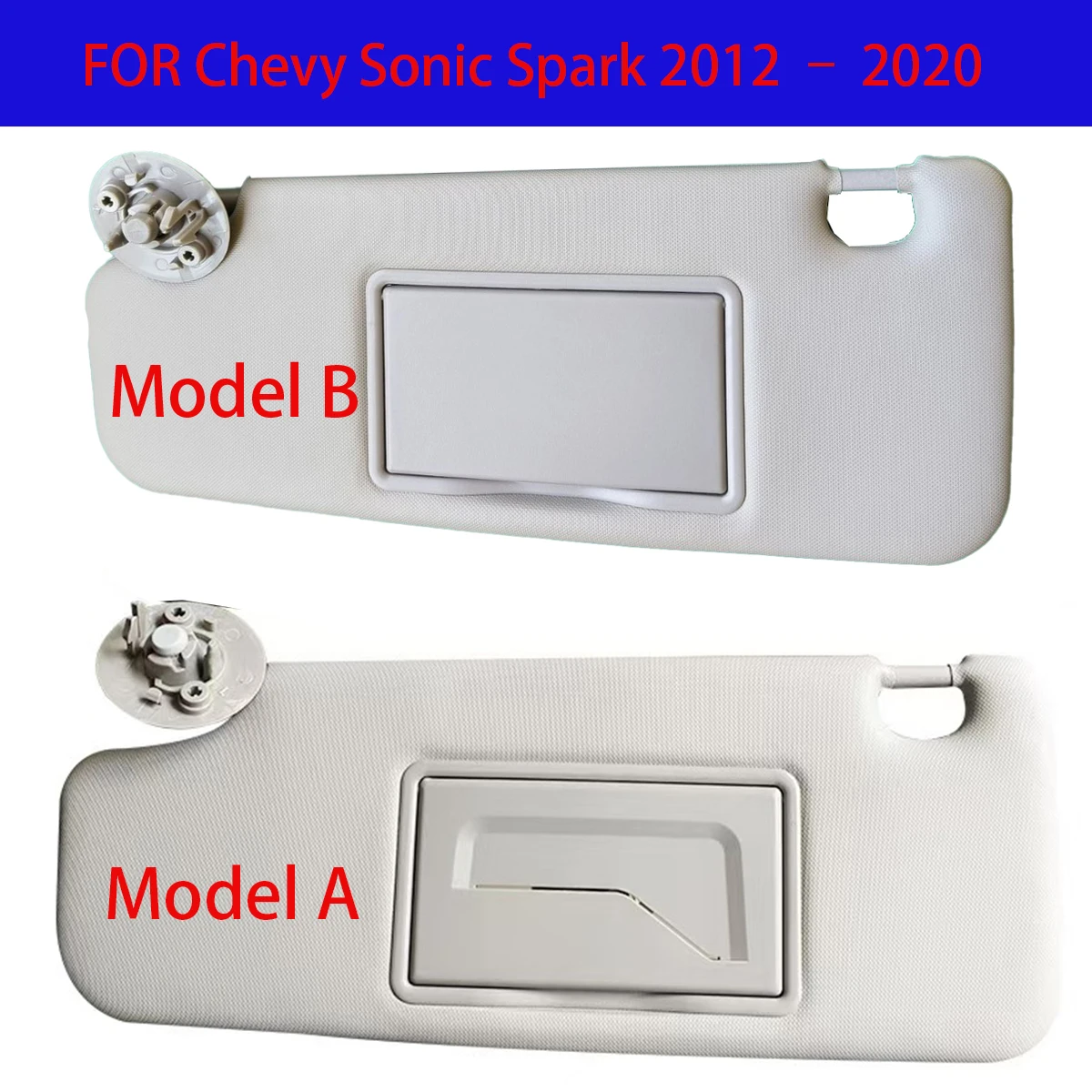 

42747783 for Chevrolet Sonic Spark 2012 – 2020 Car sunshade, makeup mirror, anti-glare shielding plate