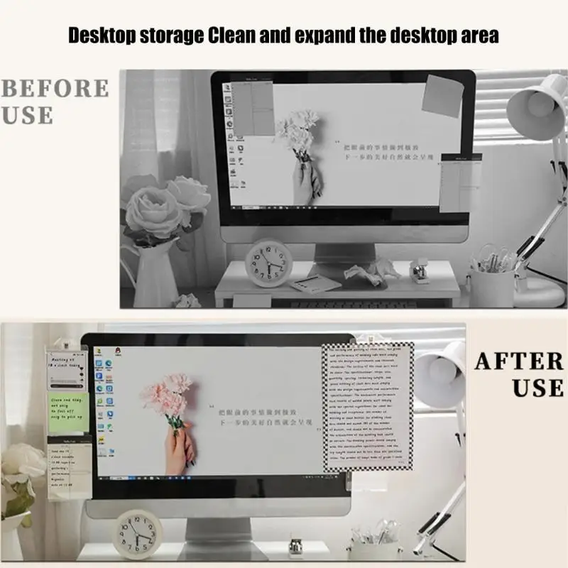 

Monitor Memo Board for Computer Computer Message Reminder Board Phone Holder