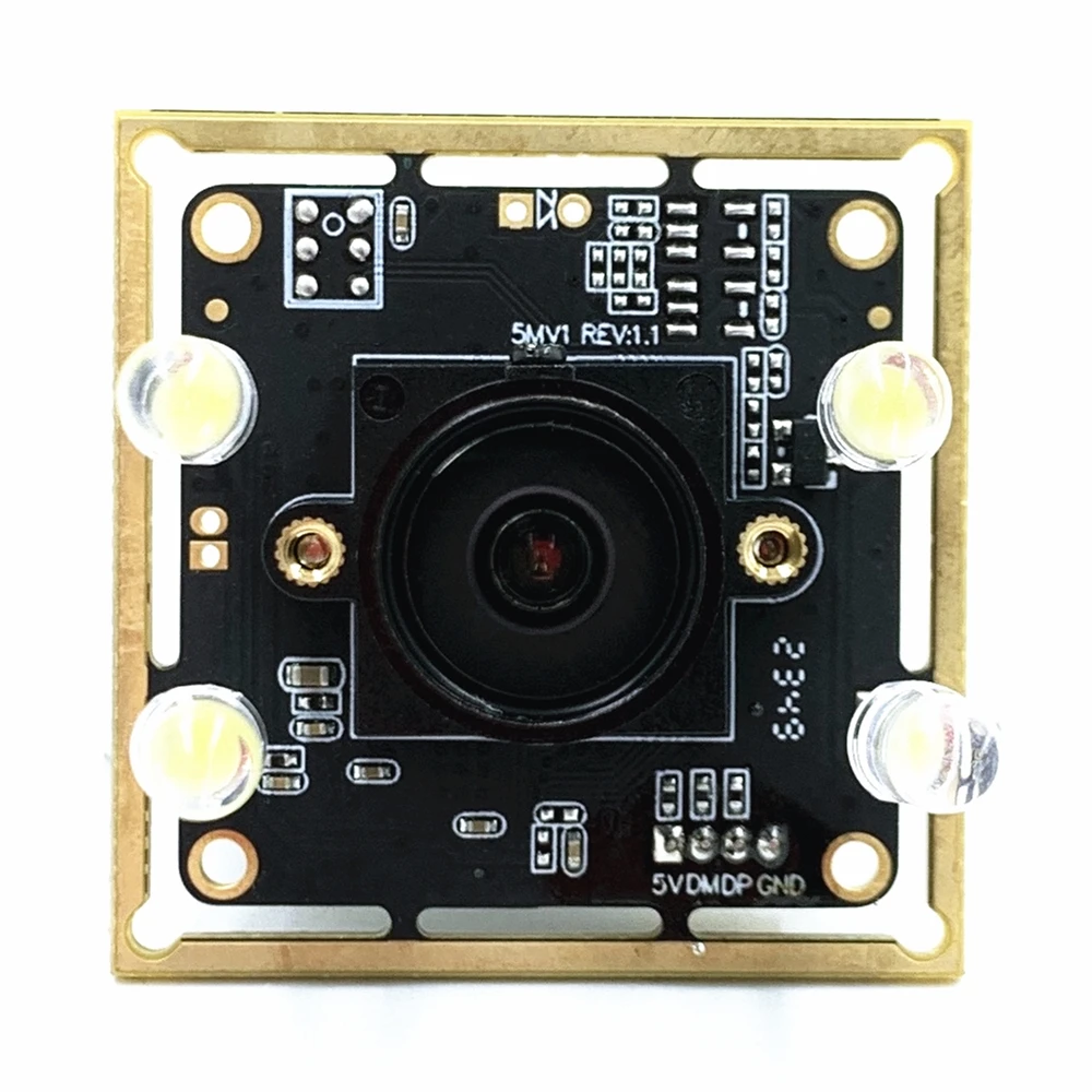 Custom WDR 5.0MP  2592*1944 32*32mm Color USB Camera Module with 2.8mm Board Lens for Smart Express Cabinet Showcase
