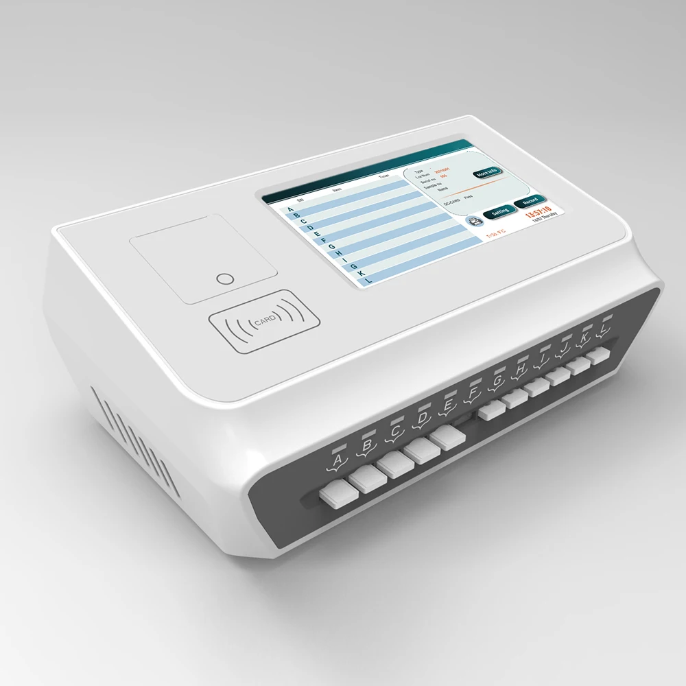 Multi-Channel Fluorescence Immunochromatographic FIA Analyzer Plastic  Analyzer Electric Power Source