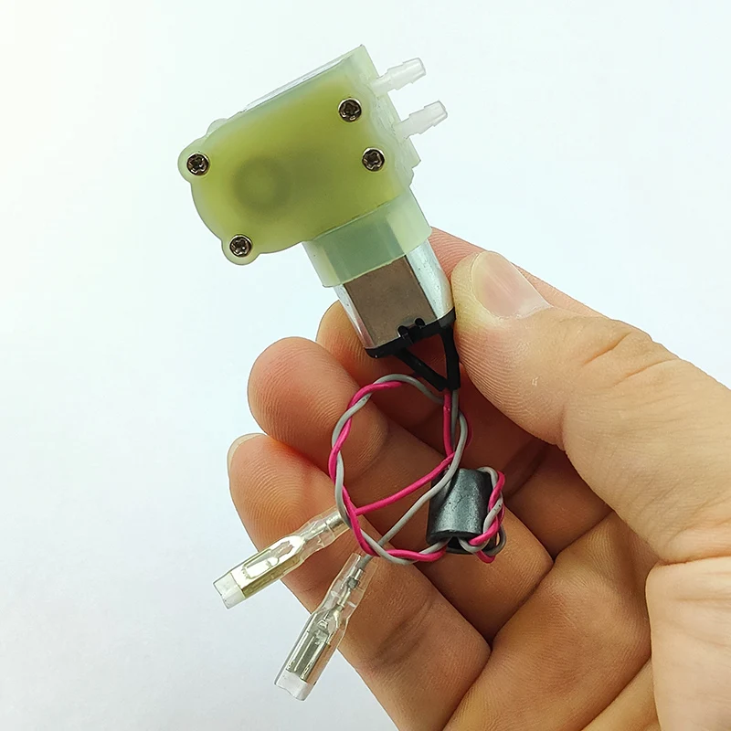 Mini bomba peristáltica JYPDM-4F01 DC 12V, pequeña bomba dosificadora de Motor 030 con microasucción autocebante para Control de flujo de líquido