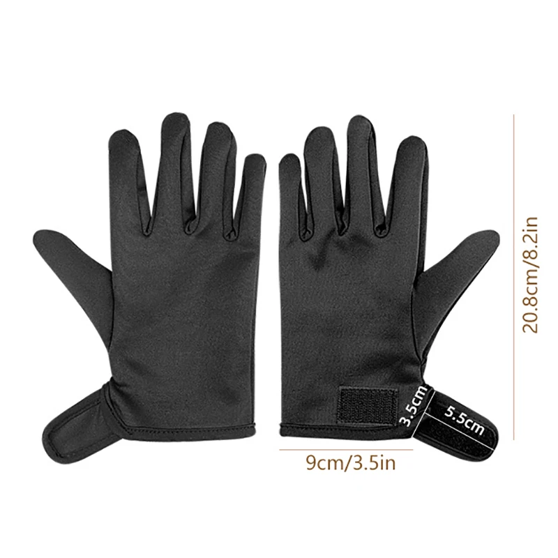 1Pcs Hair Straightener Perm Curling Hairdressing Heat Resistant Finger Glove Hair Styling Tools Heatproof Protective Gloves