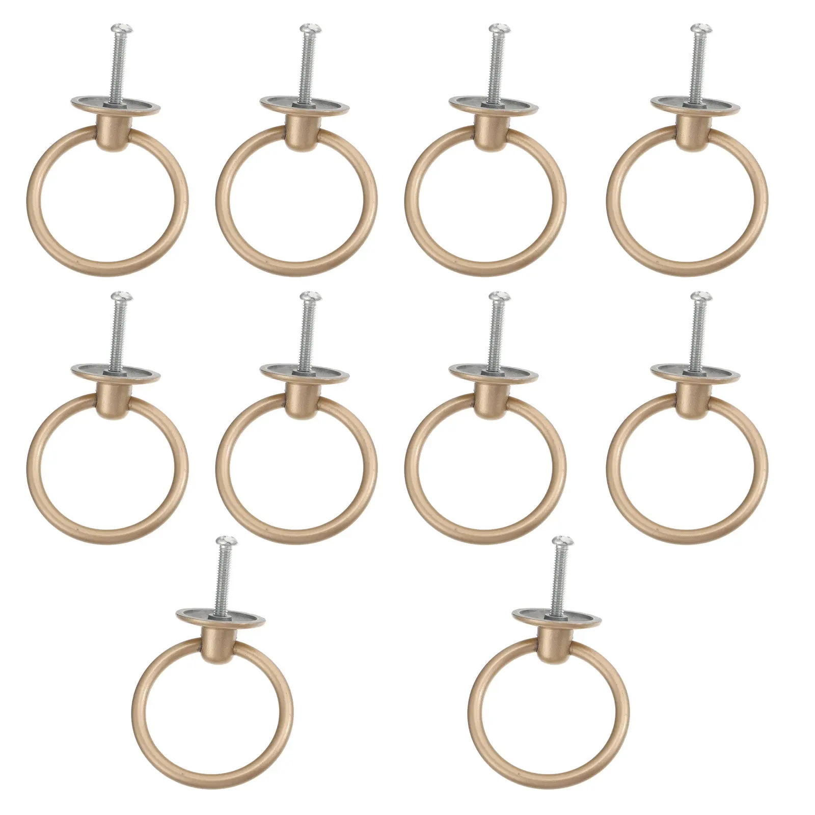10Pcs Premium Zinc Alloy Cabinet Pull Handles Solid Door Knobs for Kitchen Closet Dresser Bin Stylish Rust Resistant Furniture