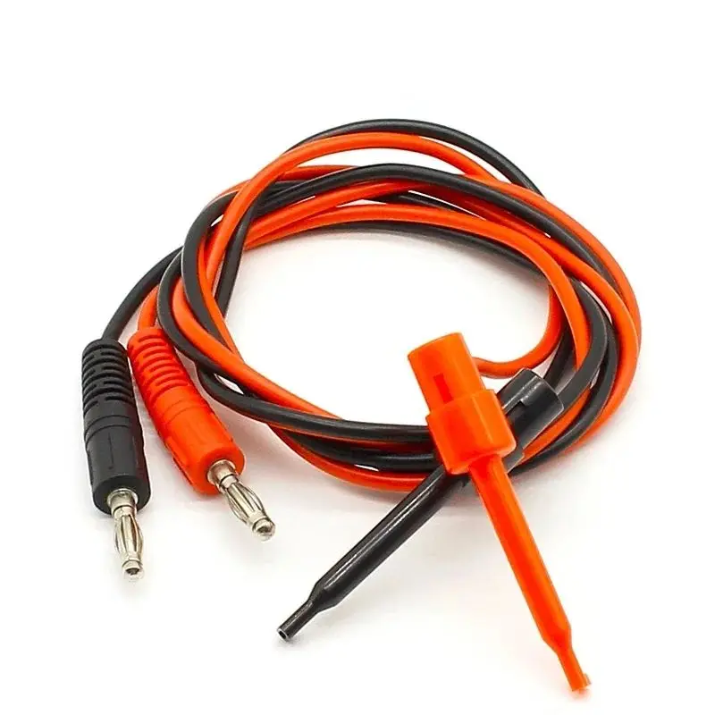1 pair Universal Multimeter Test Leads Banana Plug Test Hook/ Probe Needle-tip Wire Cable