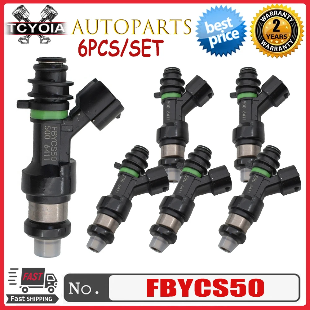 

6Pcs/lot OEM FBYCS50 15710-66J00 fuel injectors for Suzuki Grand Vitara Base Premium XSport Luxury V6 2.7L Fuel Nozzle