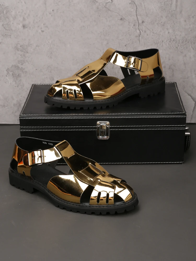 

Мужские дышащие повседневные сандалии Roman Sle, летние нескользящие пляжные сандалии Fierman Sle, плетеные кожаные сандалии с вырезами