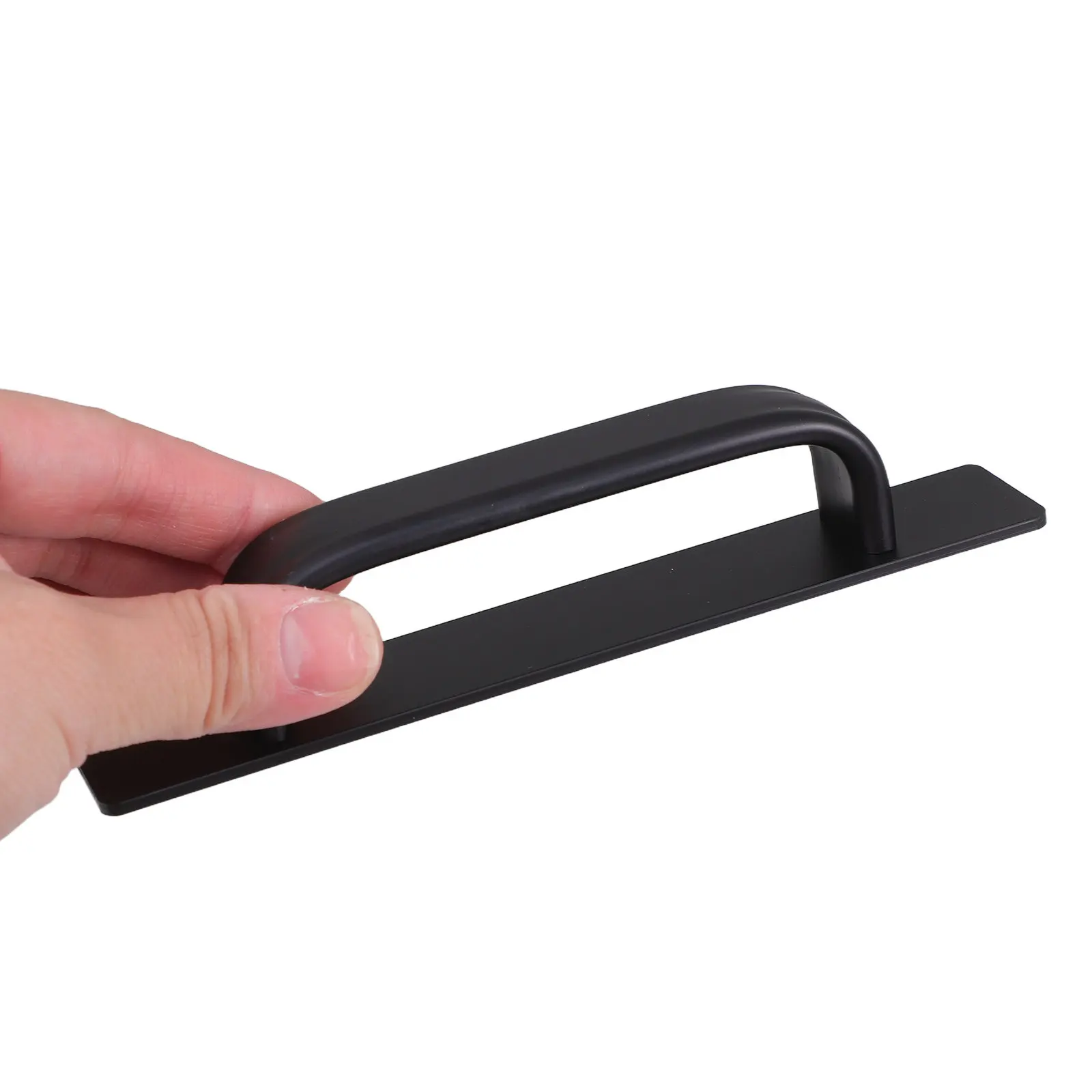 4Pcs Aluminum Alloy Sliding Door Handle No-Drill Self-Adhesive Pull for Glass Patio Closet Bathroom Kitchen Cabinet Window
