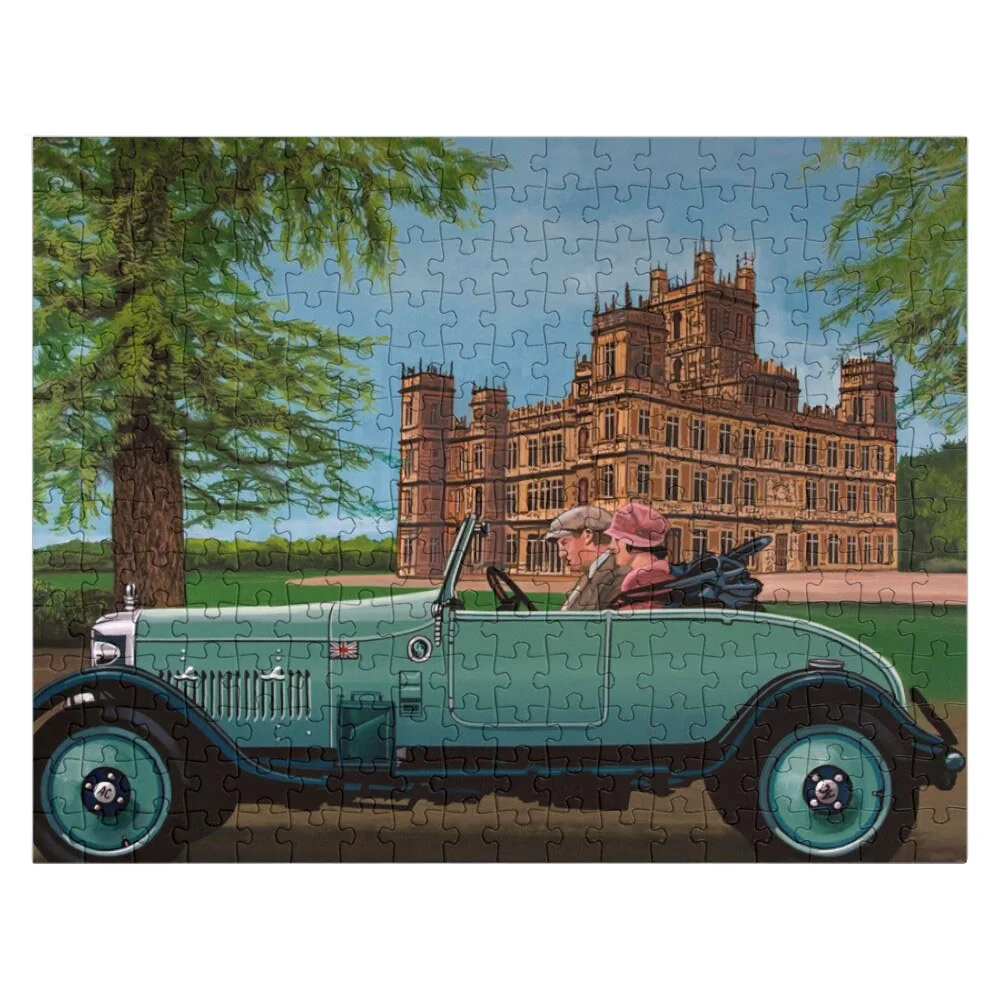 

Downton Abbey Painting 4 Highclere Castle Jigsaw Puzzle Personalized Photo Gift Puzzle With Personalized Photo