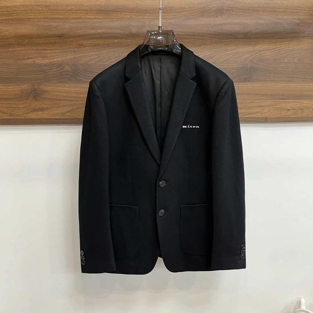 

Итальянский Kiton 25 Ленивый повседневный универсальный шерстяной модный пиджак