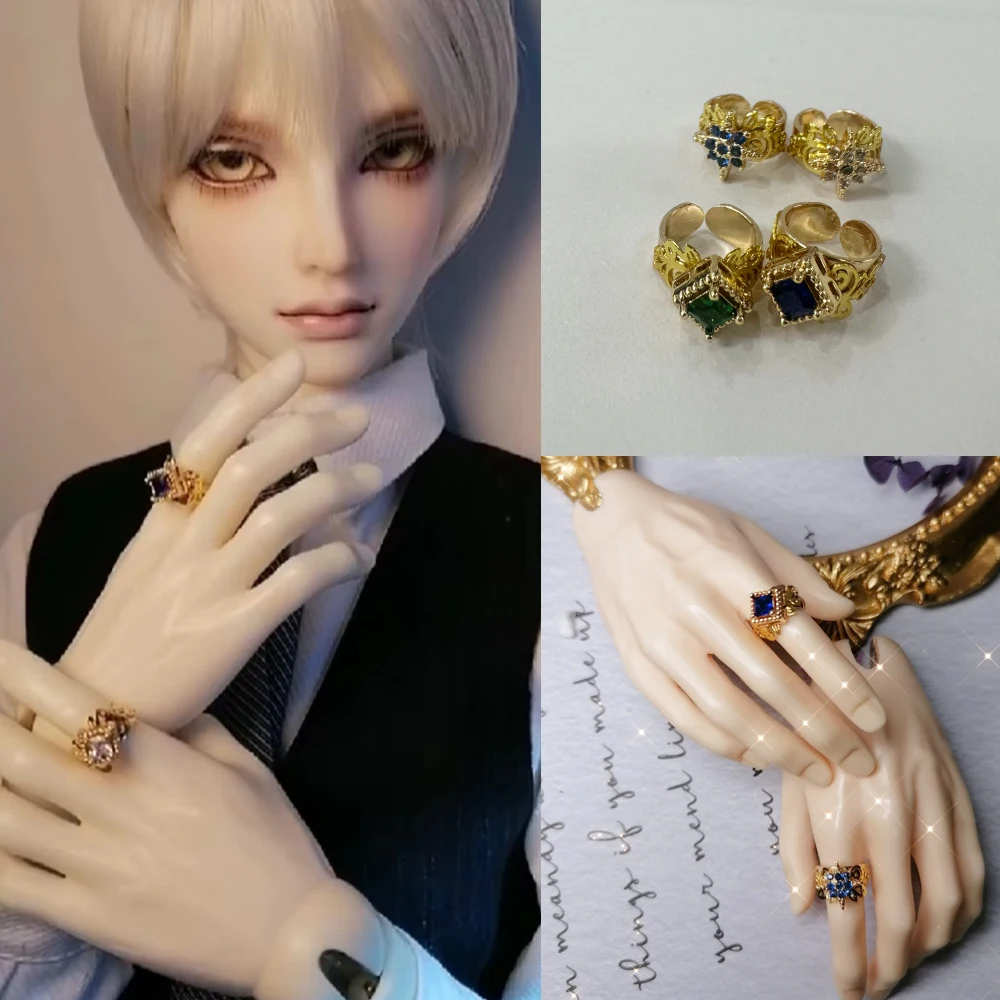 D03-P657 enfants jouet BJD esse SD MSD bain oncle poupée Photo accessoires accessoires anneau doigt 1 pièces-image