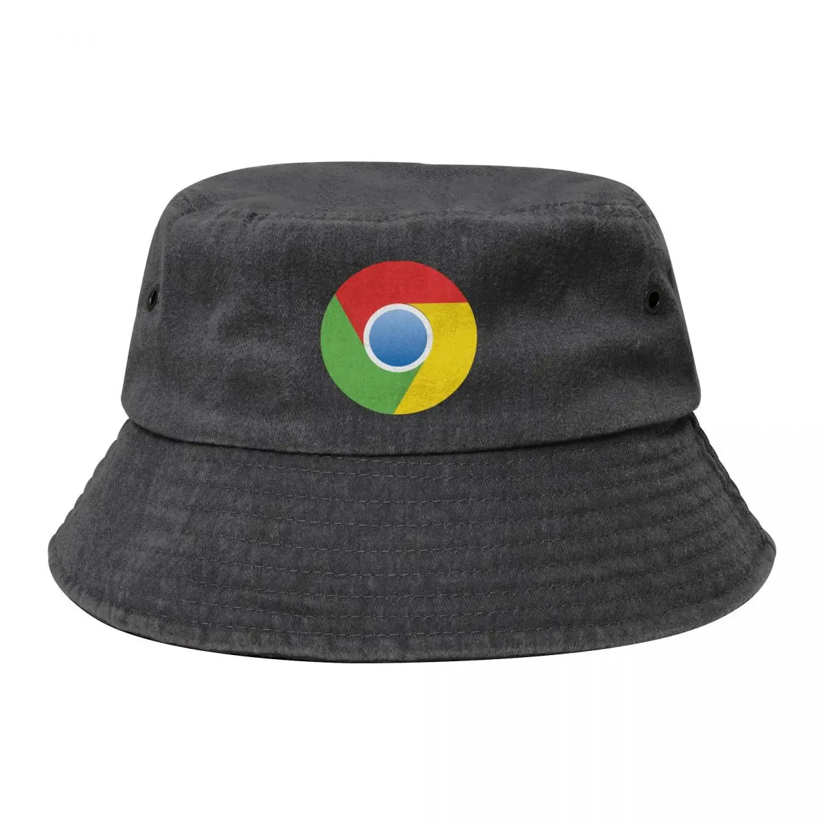 

Google Chrome Bucket Cap Cotton Cowboy Washed Denim Bucket Hats Fisherman Unisex Hop Bob Folding Hip Hats