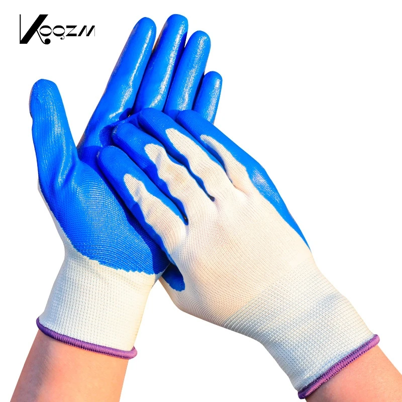 

1Pair Multifunctional Horticultural Gloves Breathable Wear Resistant Coating Garden Gloves Outdoor Protective Work Gloves